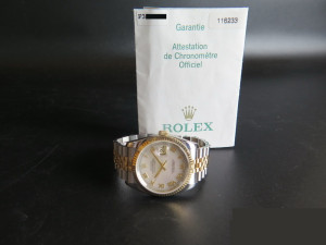 Rolex Datejust Gold/Steel MOP Dial 116233