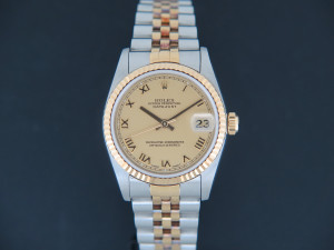 Rolex Datejust 31 Champagne Roman Dial 68273