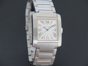 Cartier Tank Française GM Automatic Steel WSTA0067 / 4469 NEW MODEL