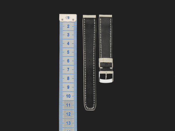 Baume & Mercier - White Crocodile Leather strap 15-14mm NEW