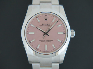 Rolex Oyster Perpetual 34 Pink Dial 124200 NEW MODEL