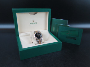 Rolex Datejust 41 Gold/Steel Black Dial 126333