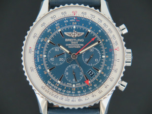Breitling Navitimer World GMT Blue Dial Aurora Limited Edition AB04411A/C937