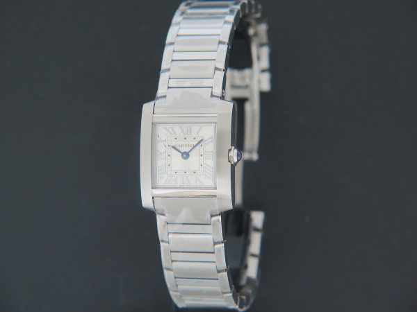 Cartier - Tank Française SM Steel WSTA0065 / 4472 NEW MODEL