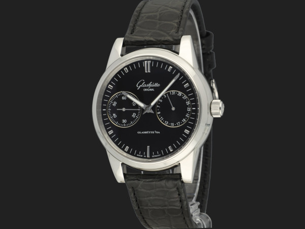 Glashutte Original - Senator Hand Date Black Dial 13958010204 NEW