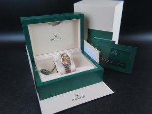Rolex Datejust 31 Gold/Steel Champagne Dial 278273 NEW