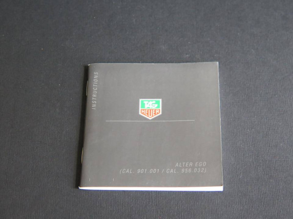Tag Heuer - Instructions Automatic Chrono Cal. 7750 Booklet