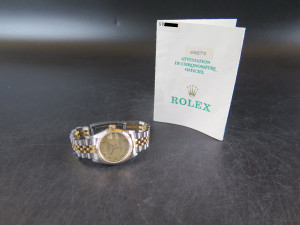 Rolex Datejust 31 Champagne Roman Dial 68273