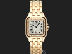 Cartier Panthere MM Rose Gold Diamond Bezel WJPN0009