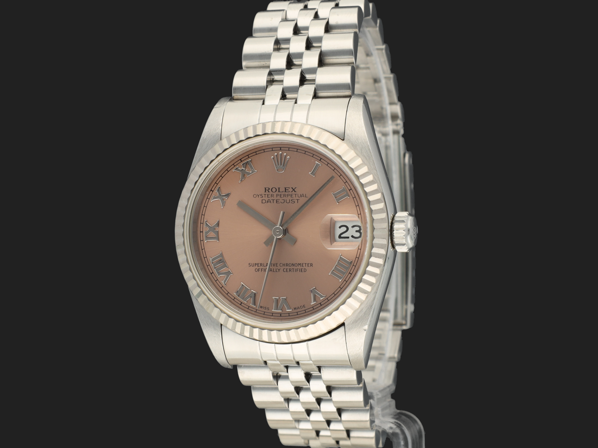 Rolex Datejust 31 Pink Roman Dial 68274 Watches Filipucci Juweliers
