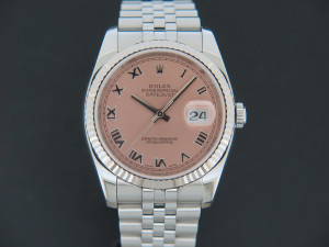 Rolex Datejust Pink Roman Dial 116234