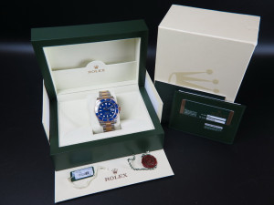 Rolex  Submariner Date Gold/Steel  Blue Dial 116613LB  