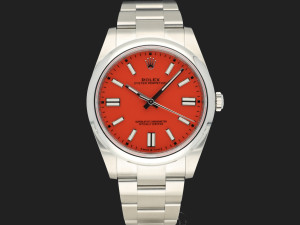 Rolex Oyster Perpetual 41 Coral Dial 124300