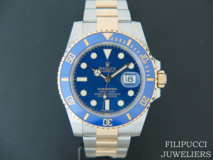 Rolex  Submariner Date Gold/Steel  Blue Dial 116613LB