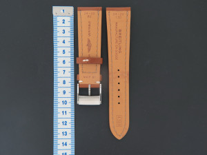 Breitling Brown leather strap 24-20MM with buckle NEW