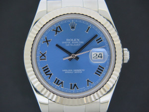Rolex Datejust II Azzurro Dial 116334