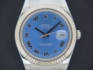 Rolex Datejust II Azzurro Dial 116334