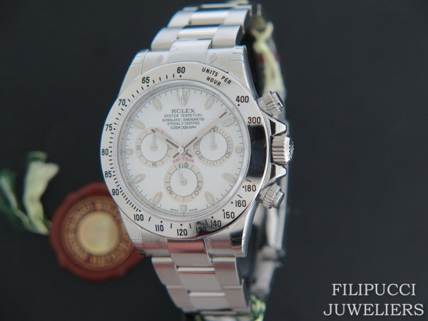Rolex - Daytona White APH Dial NOS 116520 IN STICKERS