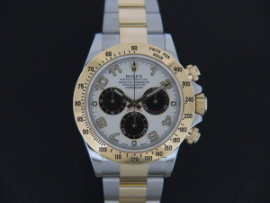 Rolex Oyster Perpetual Cosmograph Daytona Gold/Steel Panda Dial