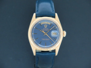 Rolex Day-Date Yellow Gold Blue Dial 1803