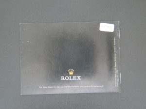 Rolex Oyster Booklet English