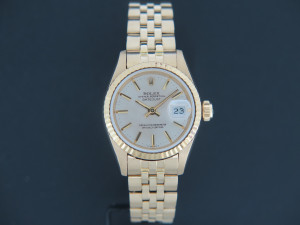Rolex Lady-Datejust Yellow Gold Silver Dial 69178