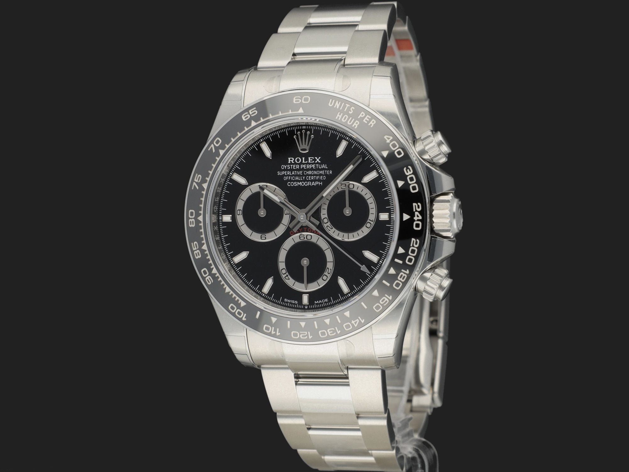 Rolex Daytona Black Dial 126500LN NEW Uhren Filipucci Juwelers