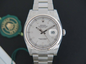 Rolex Datejust Silver Dial 116234 NEW 