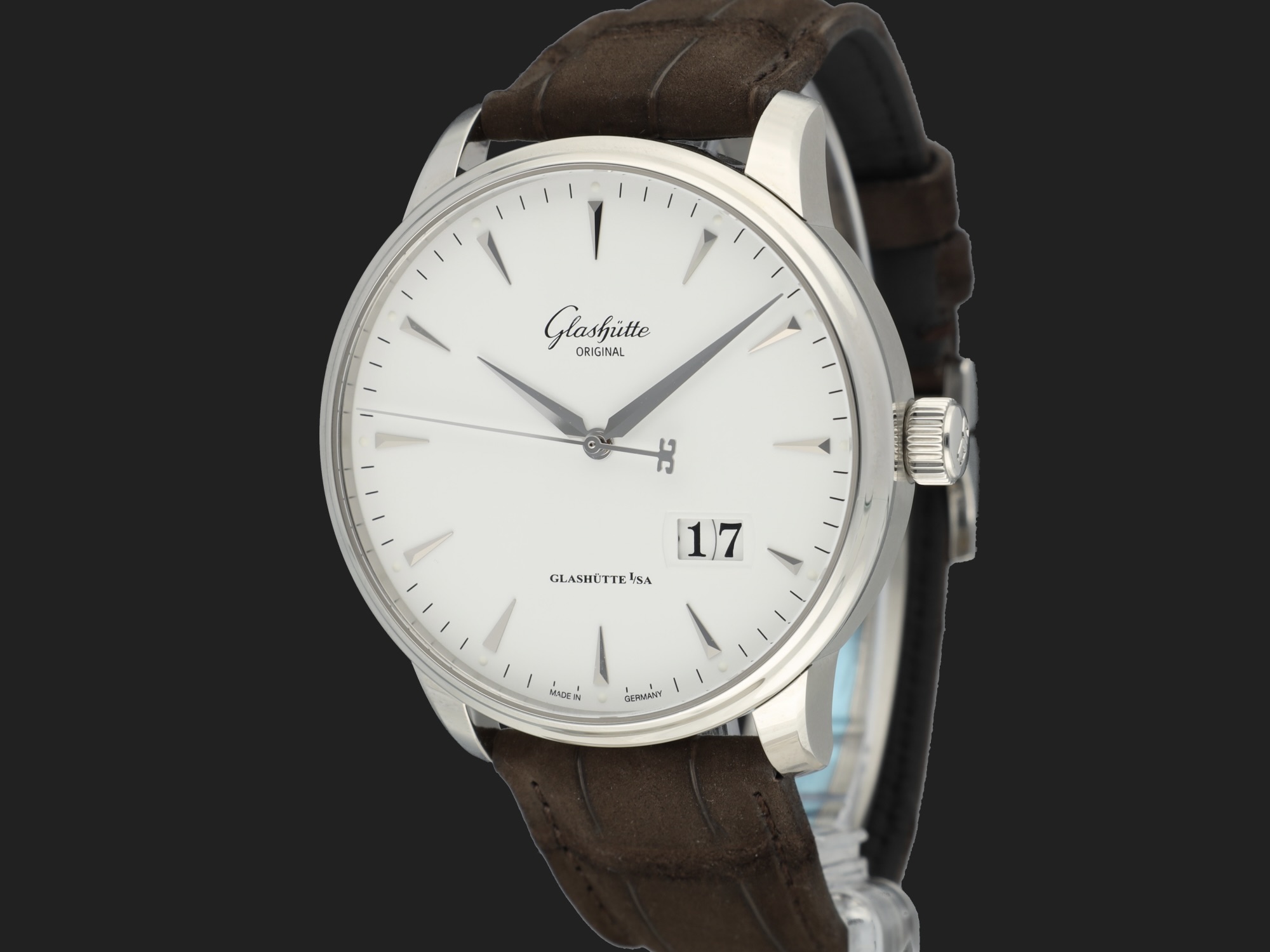 Glashutte Original Senator Excellence Panorama Date 13603050231 NEW Uhren Filipucci Juwelers