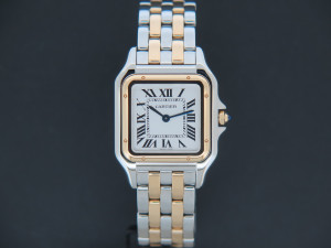 Cartier Panthere MM Gold/Steel W2PN0007 NEW