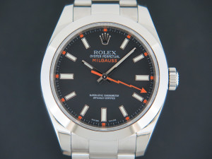 Rolex Milgauss Black Dial 116400