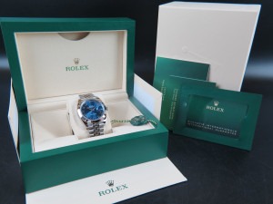 Rolex Datejust 41 Azzurro Dial 126300 NEW