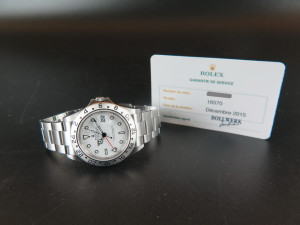 Rolex Explorer II White Dial 16570 M-serial '3186'