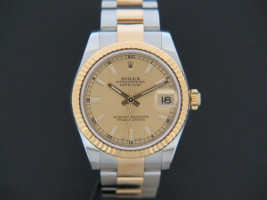 Rolex Datejust 31 Gold/Steel Champagne Dial  178273
