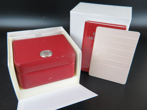 Omega Box Set with card holder and manual