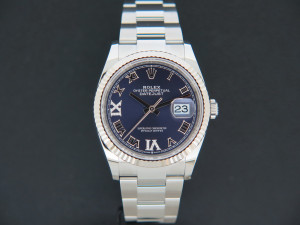 Rolex Datejust 126234 Aubergine Diamond Dial NEW