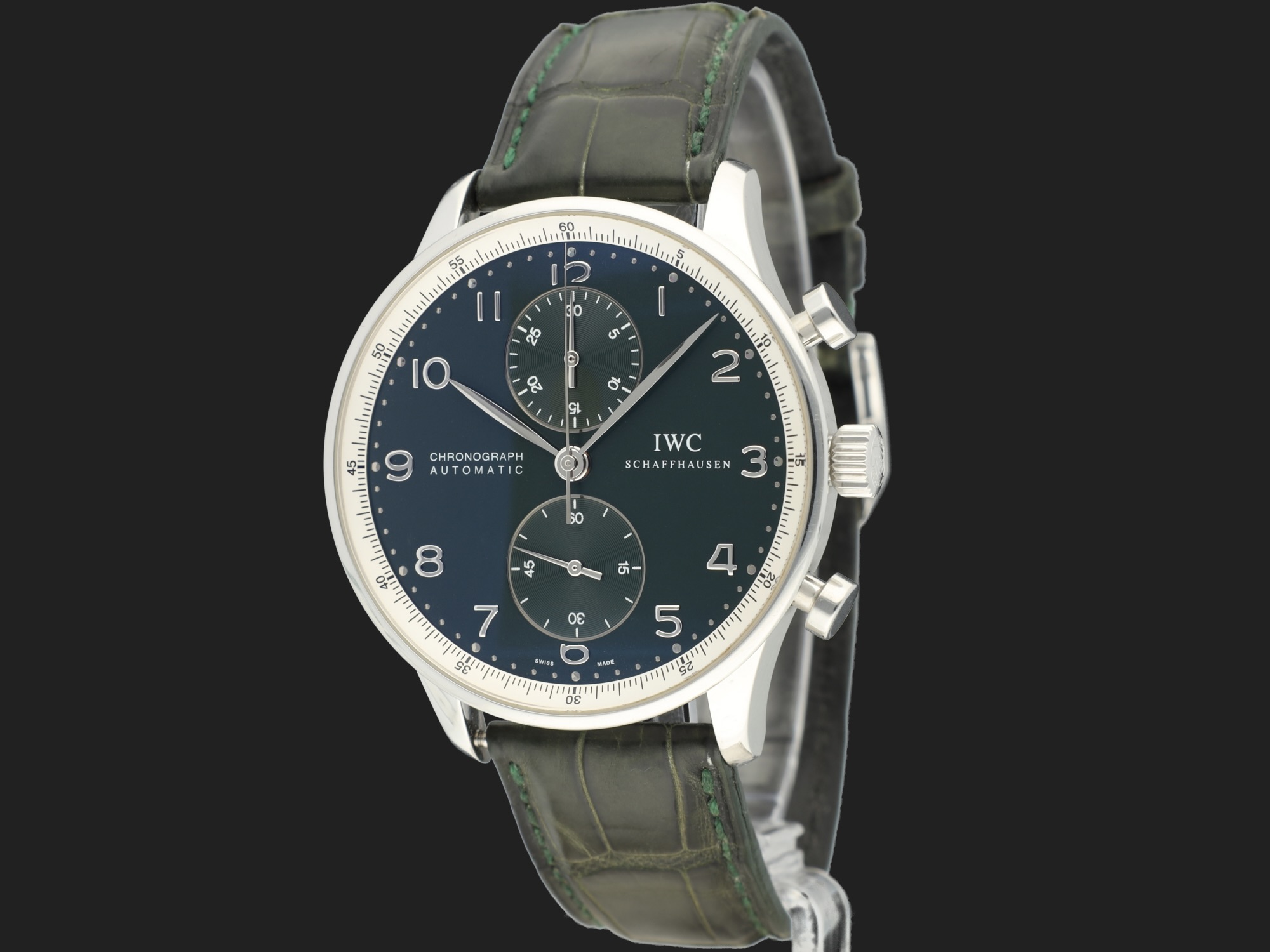 IWC Portugieser Chronograph Boris Becker IW371430 Watches Filipucci Juweliers