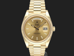 Rolex Day-Date 40 Yellow Gold Champagne Dial 228238