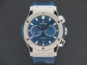 Hublot Classic Fusion Chronograph Blue 541.NX.7170.RX NEW