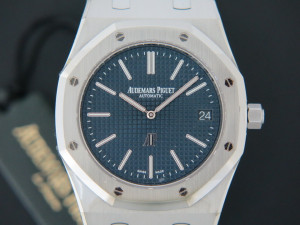 Audemars Piguet Royal Oak Jumbo Extra-Thin 15202ST NEW Blue Dial