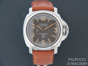 Panerai Luminor Marina Logo Acciaio NEW 