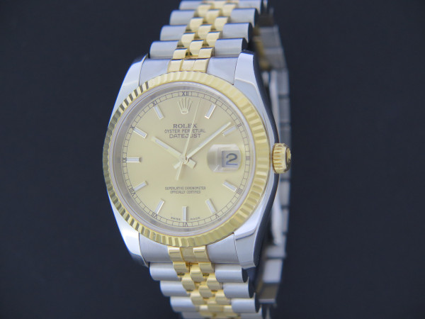Rolex - Datejust Gold/Steel Champagne Dial 116233