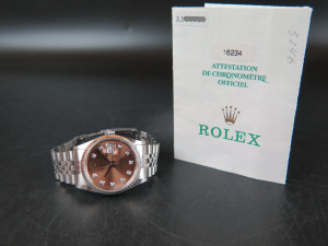 Rolex Datejust Pink Diamond Dial 16234