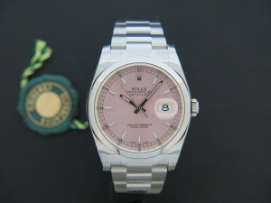 Rolex Datejust NEW 116200 Pink Dial