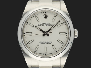 Rolex Oyster Perpetual 39 White Dial 114300