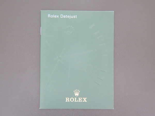 Rolex - Datejust Booklet