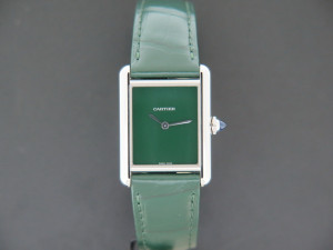 Cartier Tank Must Large Green Dial WSTA0056 NEW