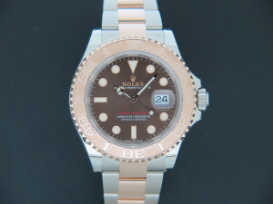 Rolex Yacht-Master Everosegold/Steel Chocolate Dial 126621 NEW