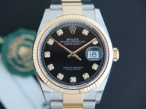 Rolex Datejust NEW 126233 Black Diamond dial 