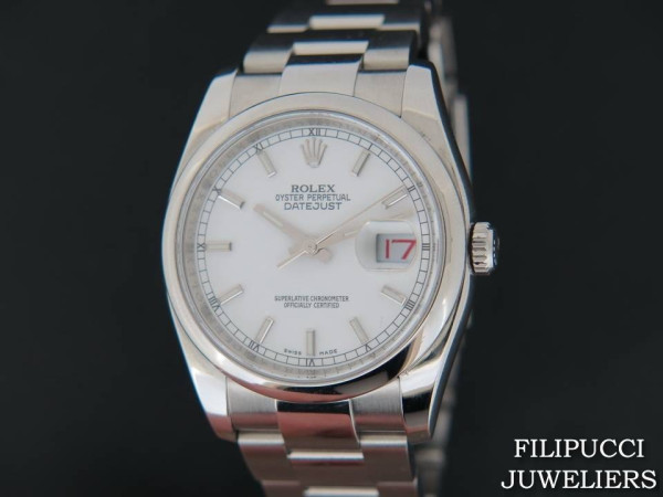Rolex - Datejust White Dial NEW 116200